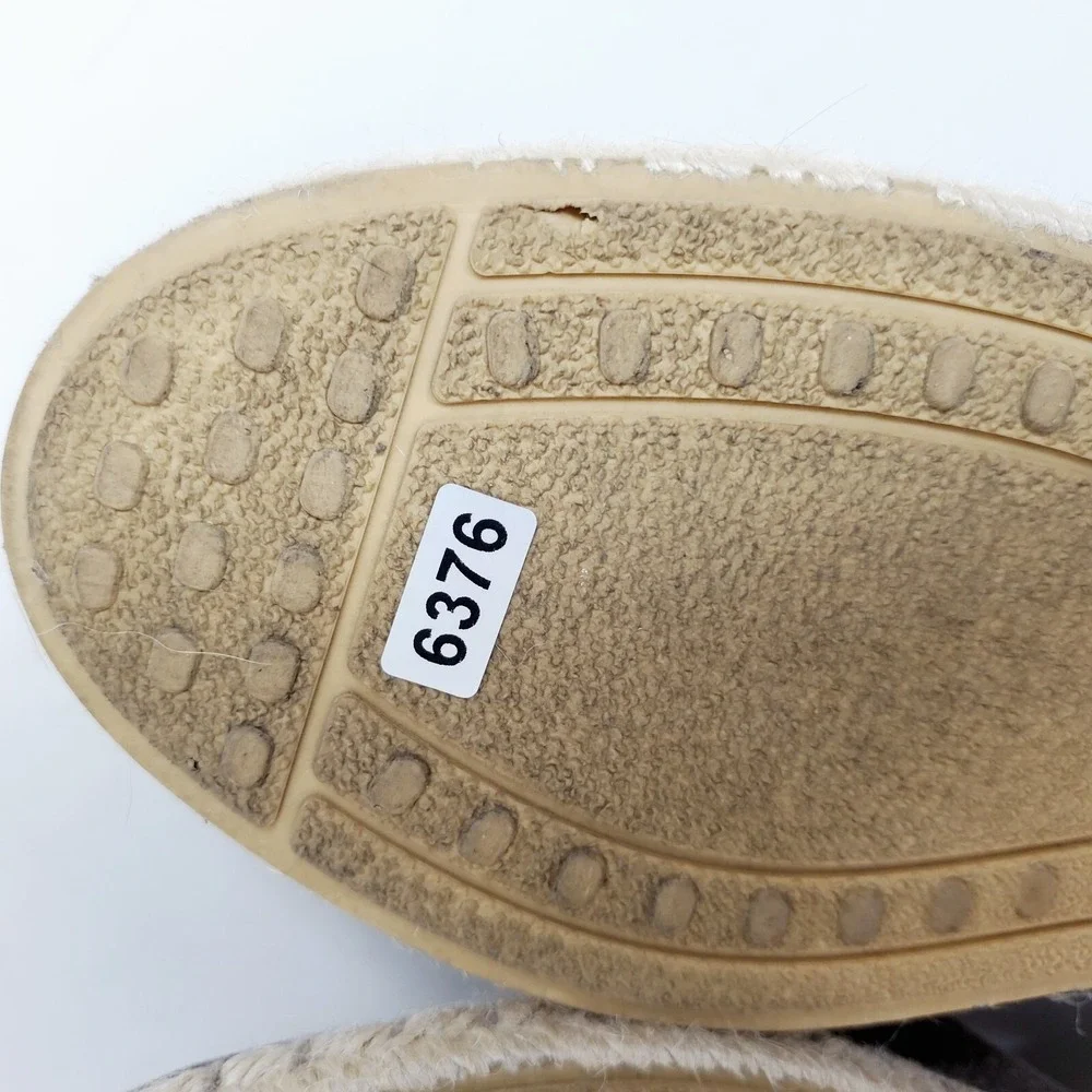 Miz Mooz Espadrille Sandals Womens 41 Carmena Grey‎ Suede D'Orsay Flat Shoes
